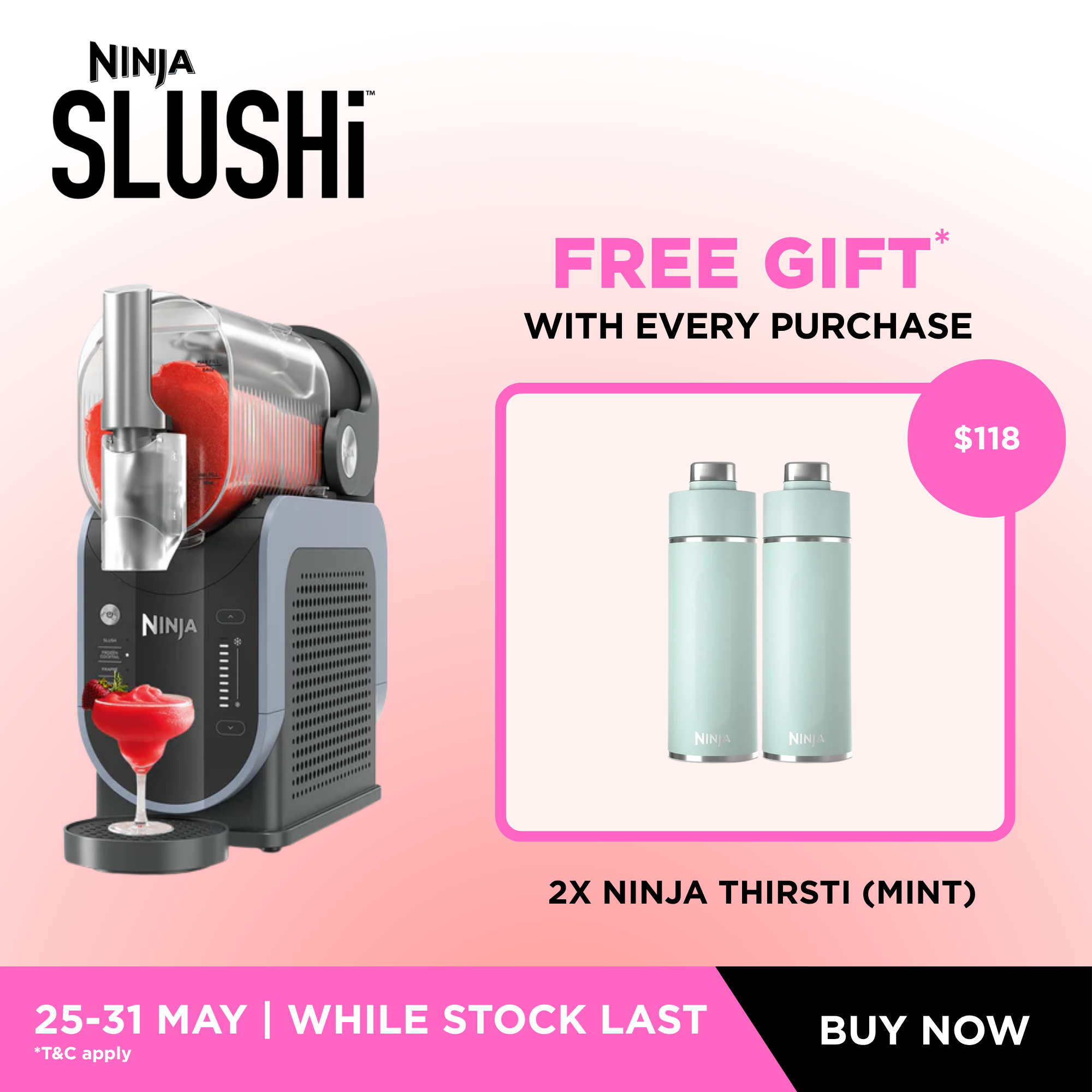 Ninja SLUSHi Frozen Drink Maker - FS301 – SharkNinja Singapore