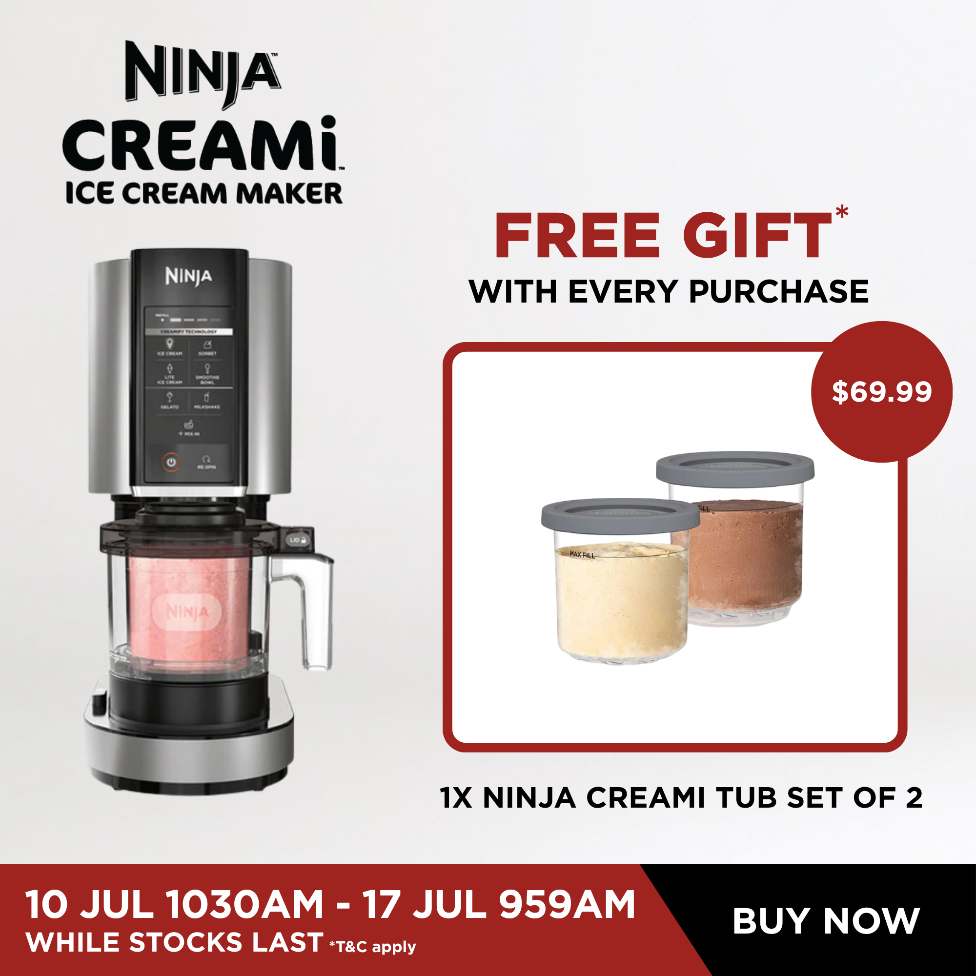 Ninja Creami Ice Cream Maker (NC300) – SharkNinja Singapore