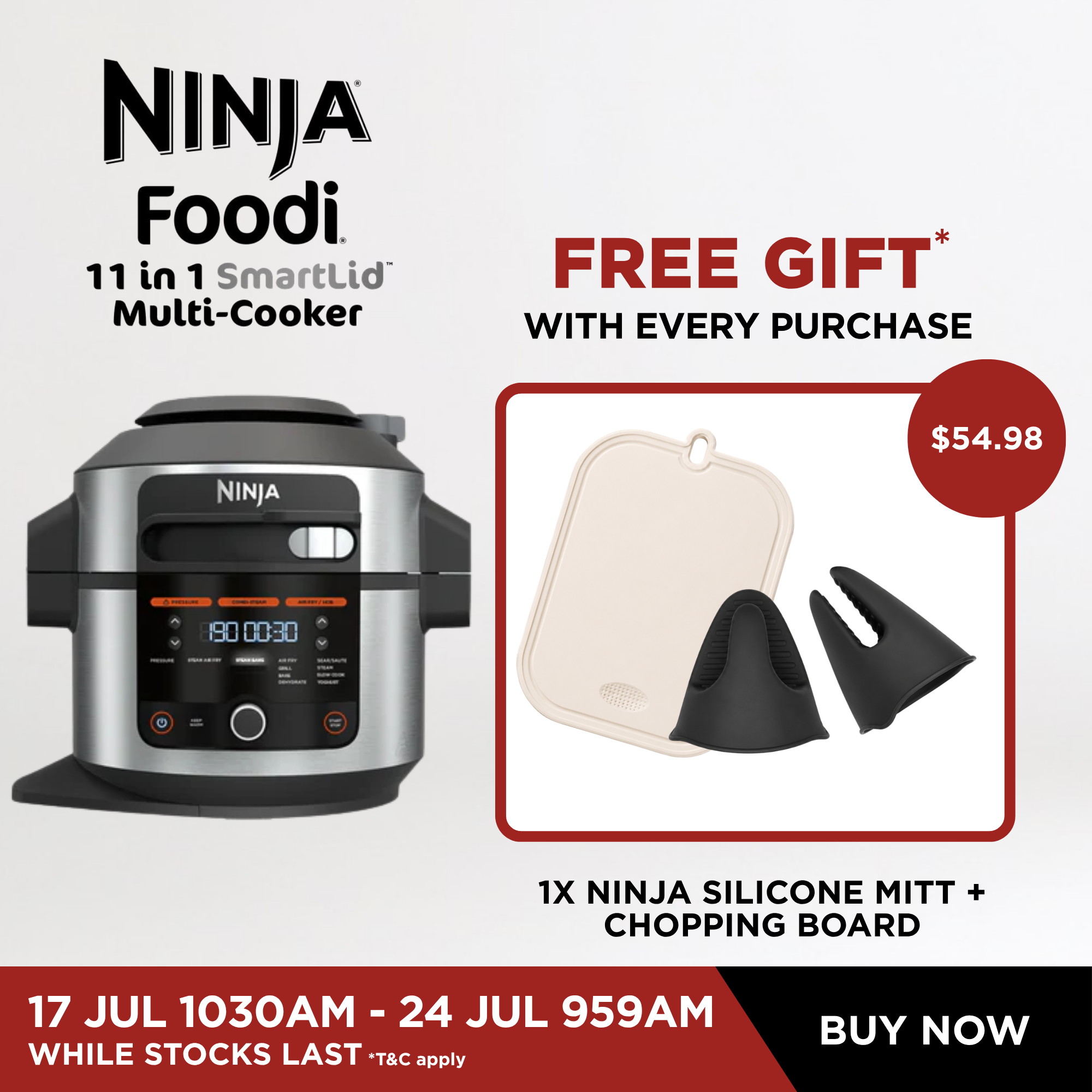 Ninja Foodi SmartLid 11-in-1 Multi-Cooker - OL550 – SharkNinja