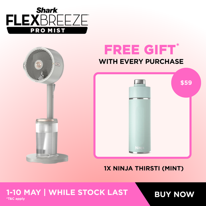 good hood works ①CLASSIC PRO Shark FlexBreeze™ Pro Mist Indoor & Outdoor Fan With Water Tank