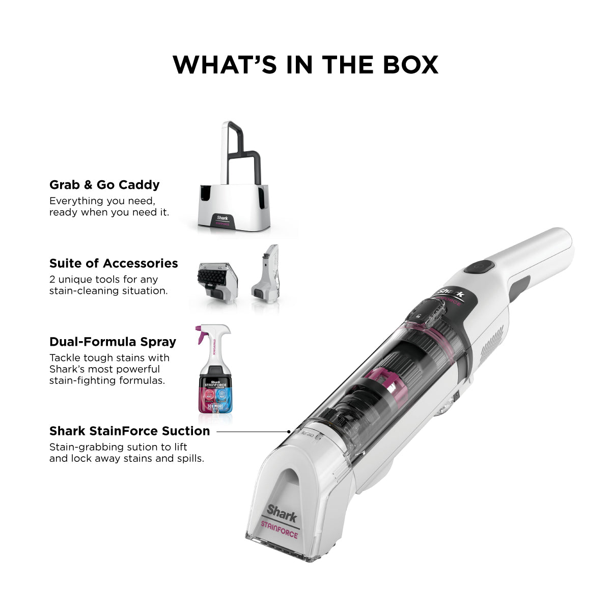 H&O × TheArth SC WING TOP SHARK 50 Shark StainForce Cordless Spot Cleaner - HX100SM – SharkNinja