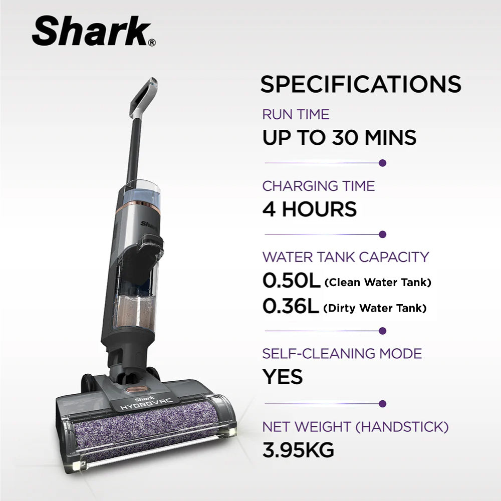 SHARK WD200 - HydroVac 3-In-1 Multi-Surface Cleaning System Cordless SHARK WD200 - HydroVac 3-In-1 Multi-Surface Cleaning System Cordless